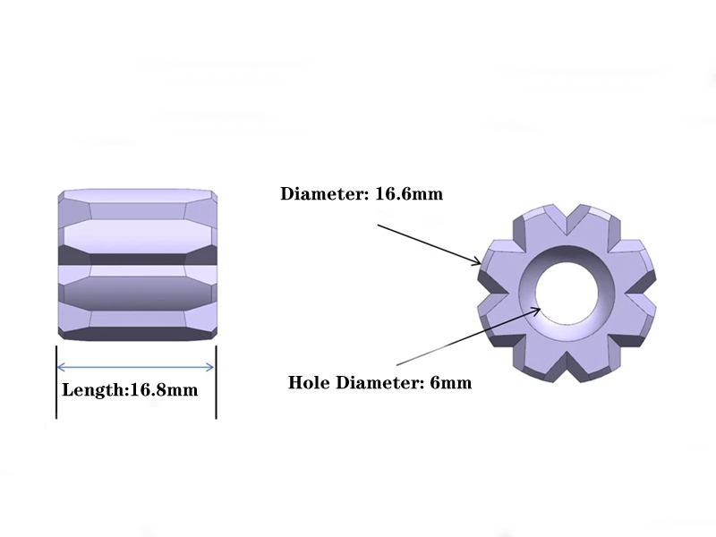 Titanium/PEI Knife Lanyard Bead DIY Necklace Bracelet Paracord Charm EDC Pendant 07FC0E-D4 - KOEEK