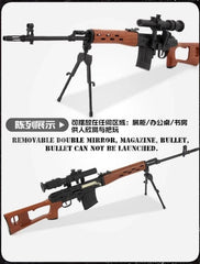 1/3 Scale SVD Sniper Rifle Metal Non-Firing Model Kit Removable Parts Display 07FC0E-D4 - KOEEK