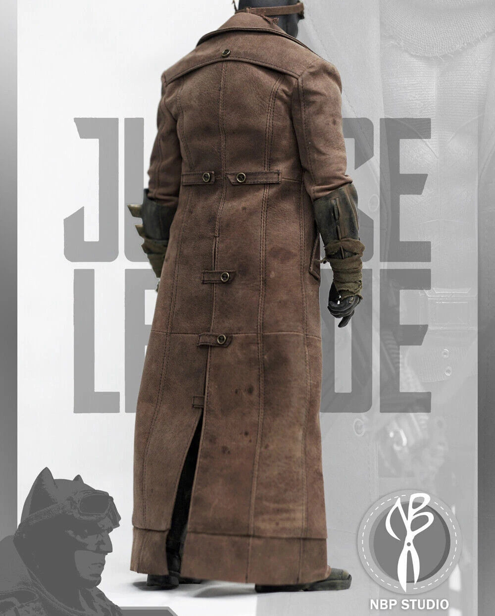 NBP STUDIO 1:6 Scale Knightmare Batman Trench Coat Figure Accessory NB01 NBP_STUDIO - KOEEK