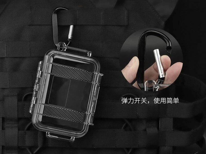 PC Storage Box Tactical equipment Box Waterproof Box Outdoor Multi Tool Hook EDC 07FC0E-D4 - KOEEK