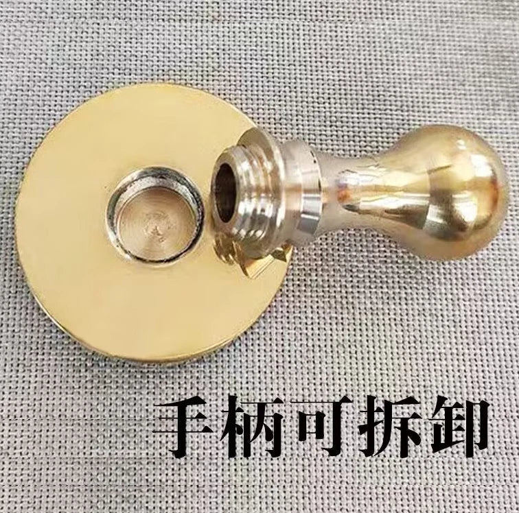 Taoist Bronze Seal Pure Copper Eight-Diagrams Seal Taoist Feng Shui Articles 07FC0E-D4 - KOEEK