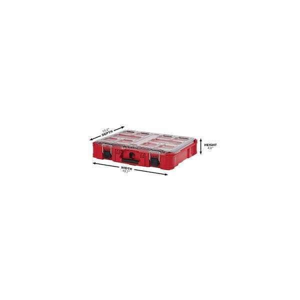 new Milwaukee Tool 48-22-8430 Packout Tool Case 10 Compartments, 19-3/4 In W X Milwaukee - KOEEK