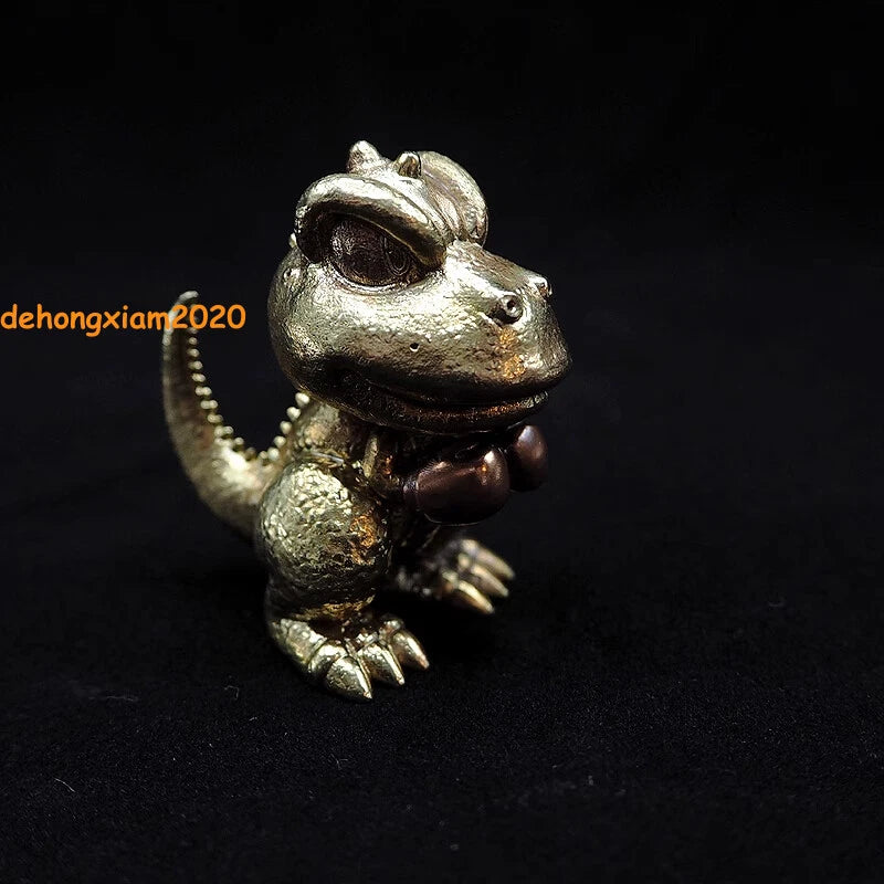Anime Little Dinosaur Gon Brass Figure Mini Handmade Ornaments Toy Gift 07FC0E-D4 - KOEEK