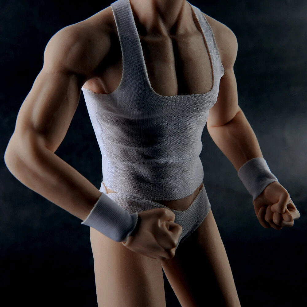 1:6 JIAOU DOLL Seamless Male Body Suntan Flexible Action Figure Changable Feet 07FC0E-D4 - KOEEK
