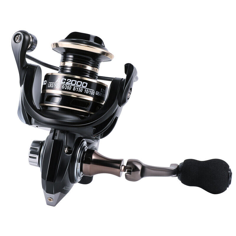 ny Carrete De Pesca Giratorio fiskehjul 5.2:1 Spinning Coil Venstre/Højre 12BB 12KG