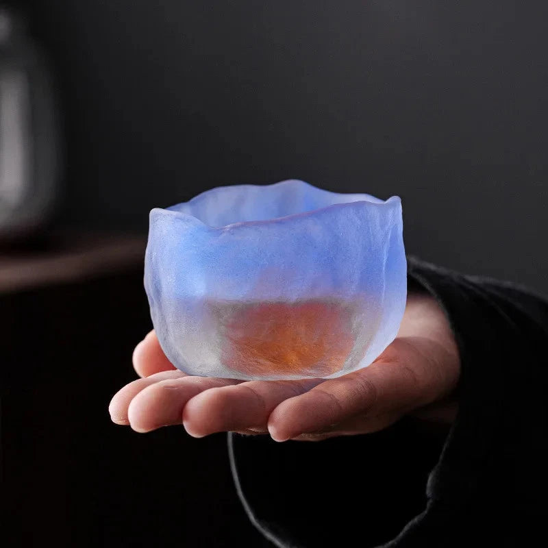 60ml Exquisitely Glacier Teacup Sake Cup Glazed Cup Tea-tasting Cup Teaware 07FC0E-D4 - KOEEK