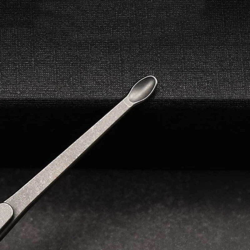 EDC Large Titanium Alloy Earwax Cleaner Ear Pick Wax Remover Spoon Clean Health 07FC0E-D4 - KOEEK