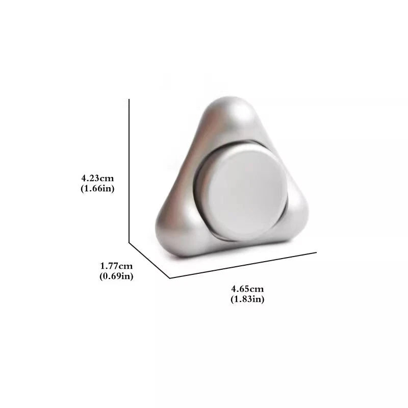 EDC Hand Spinner Adult Fidget Toys Stainless Steel Triangle Fidget Spinner 07FC0E-D4 - KOEEK