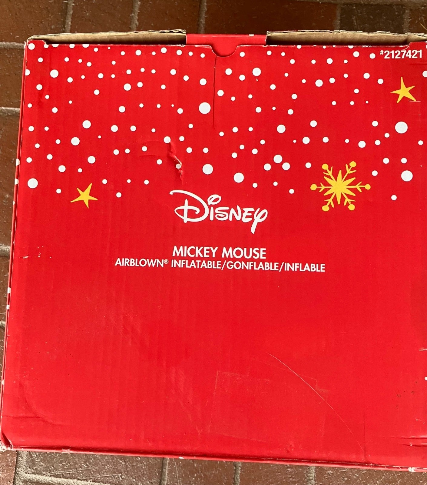 Disney/Gemmy Mickey Mouse 7’ Christmas Inflatable, Self-Inflates, Lights Up, GEMMY - KOEEK