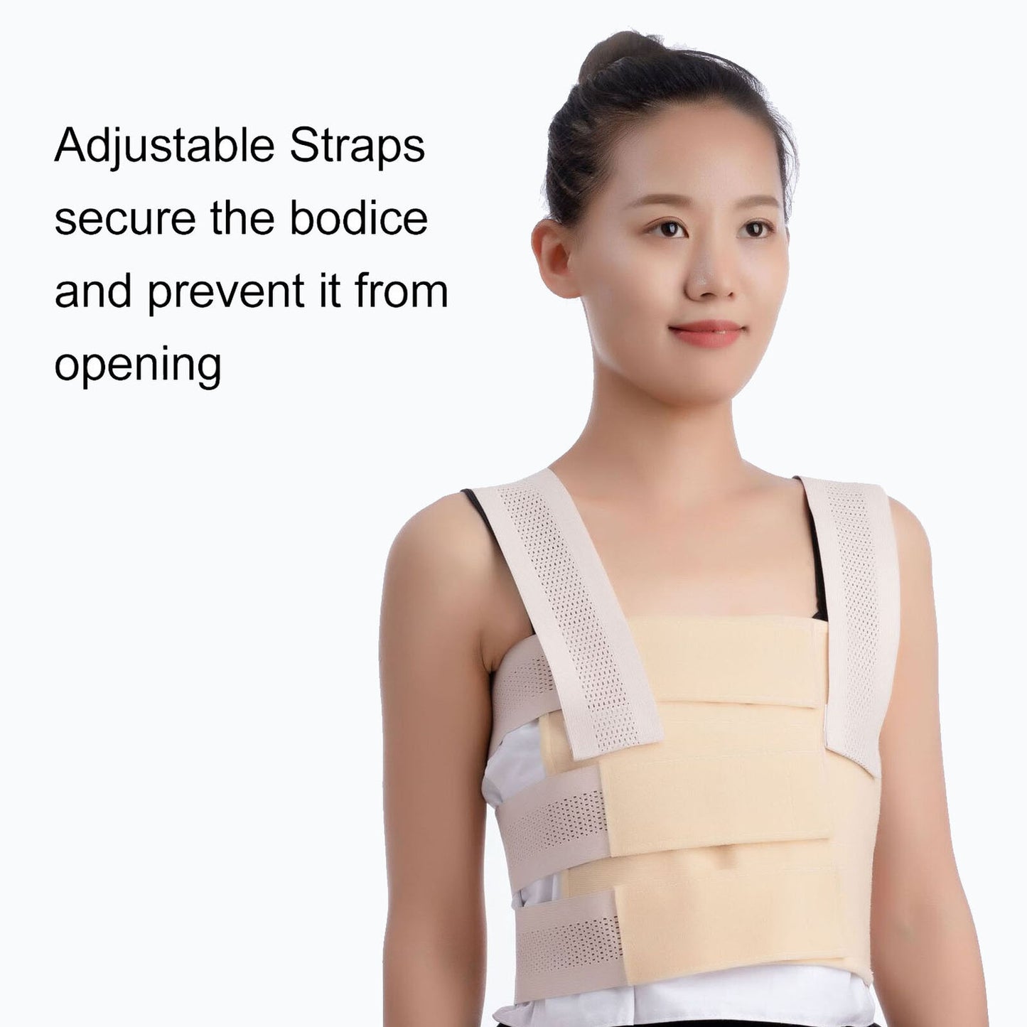 new Broken Rib Belt M Adjustable Chest Support Brace For Rib Fractures Thoracic HGF koeek - KOEEK