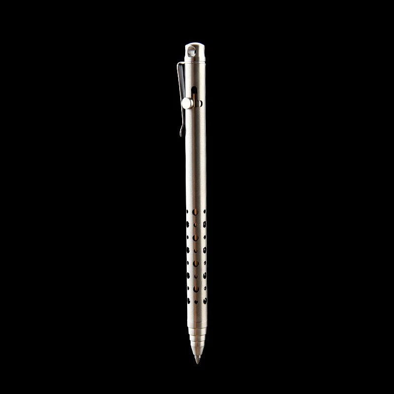 EDC Titanium Ballpoint Pen Signature Writing Pocket Pen Outdoor Business Office* 07FC0E-D4 - KOEEK