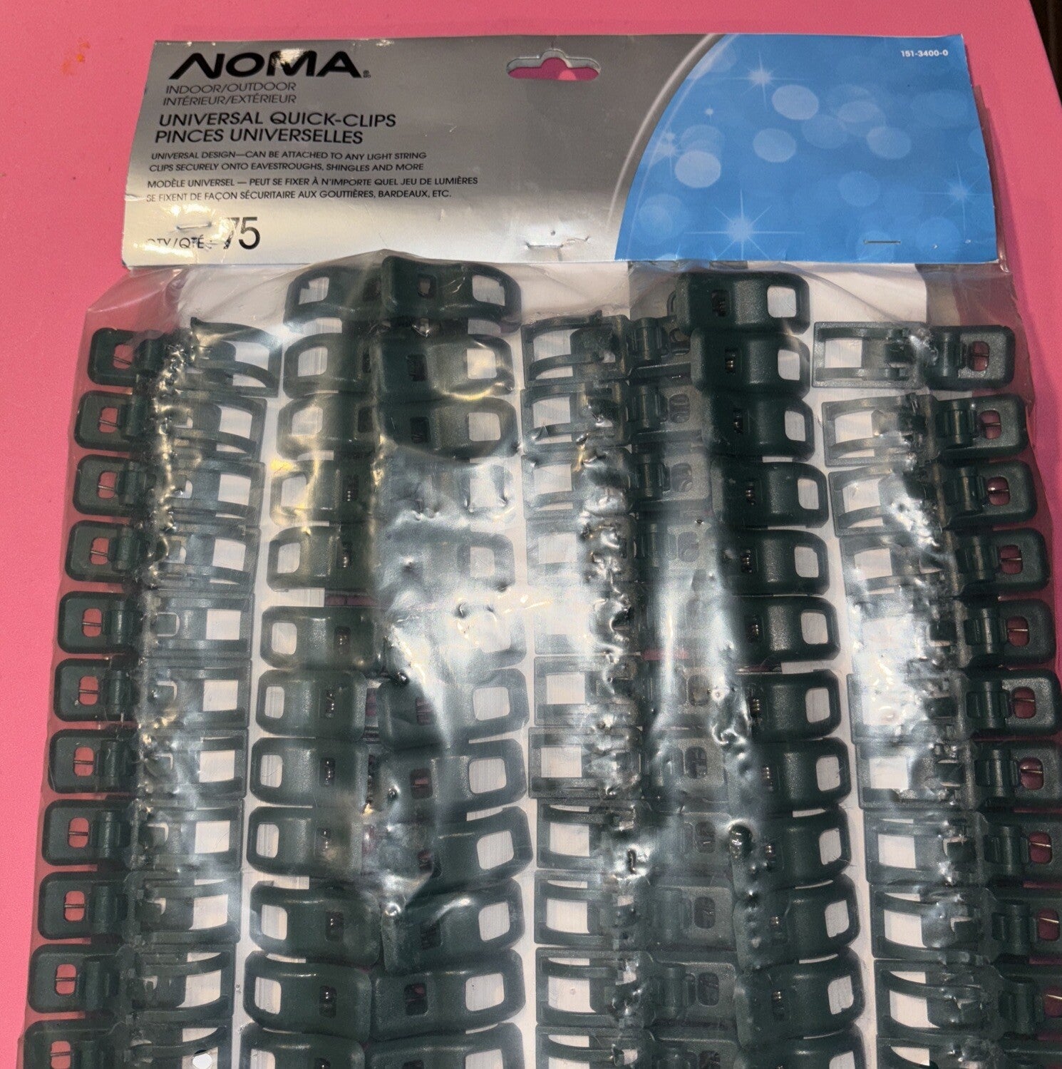 Noma All-Purpose Holiday Light Clips Set of 75 Christmas Light Clips, Outdoor NOMA - KOEEK