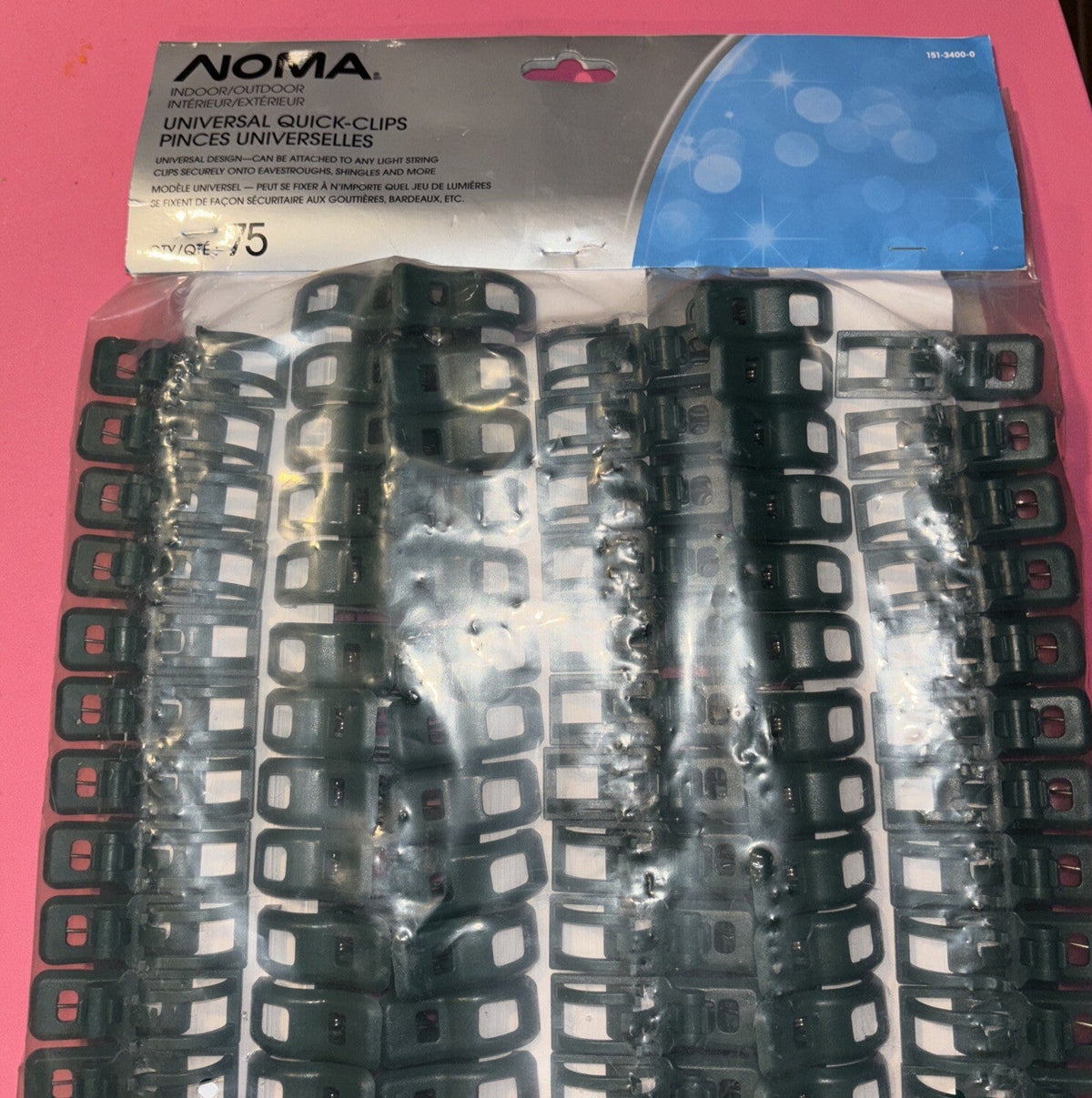 Noma All-Purpose Holiday Light Clips Set of 75 Christmas Light Clips, Outdoor NOMA - KOEEK