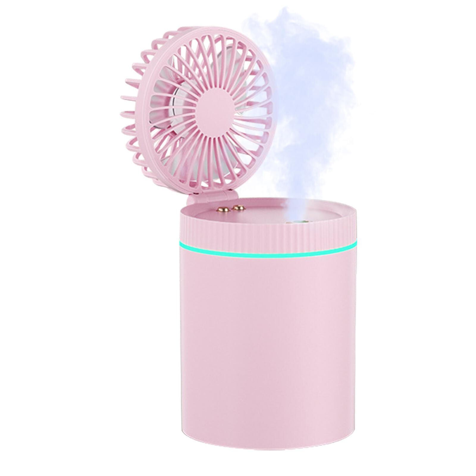 new Small Water Spray Mist Fan USB Powered  Portable Fan Cooling Air Humidifier koeek - KOEEK