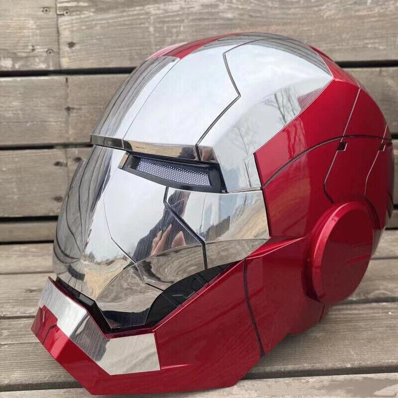 IN US! Iron Man MK5 Helmet Wearable English Voice-controlled Autoking Mask Gift 07FC0E-D4 - KOEEK