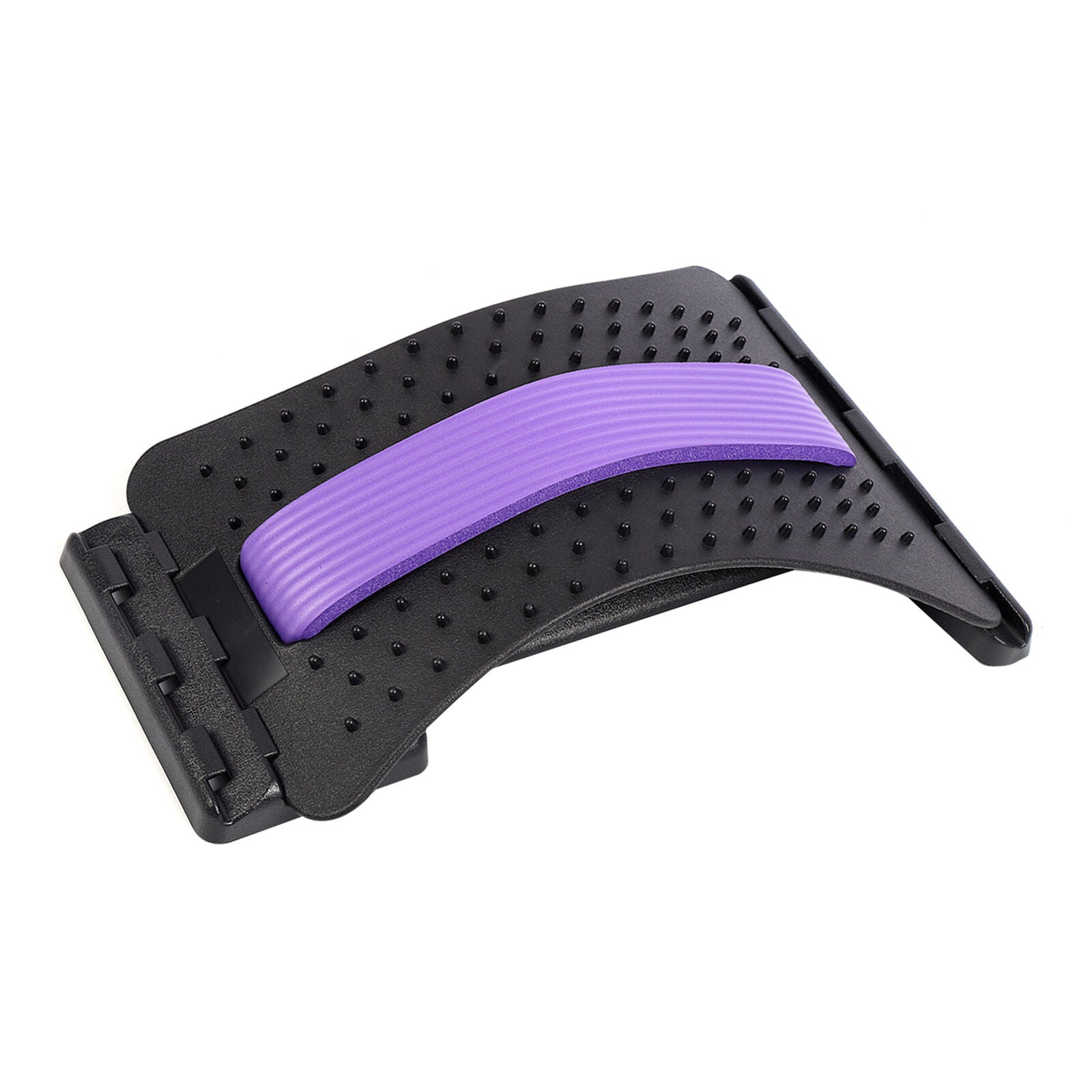 new Lumbar Massage Traction Pad Corrector Stretcher (Acupuncture Black+Purple) HGF koeek - KOEEK