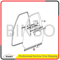 FOR BMW 5 SERIES E34 FRONT LEFT LOWER DOOR WEATHER STRIP 51211944419 07FC0E-D4 - KOEEK