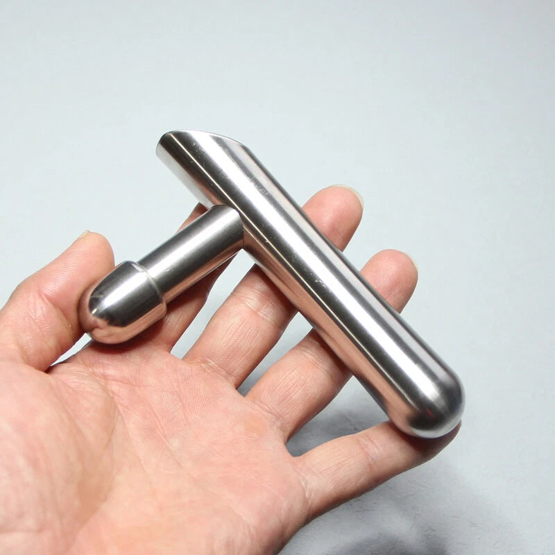 Stainless Steel Cool Stick EDC Outdoor Tool T-shape Bar Outdoor Stick 120MM 07FC0E-D4 - KOEEK