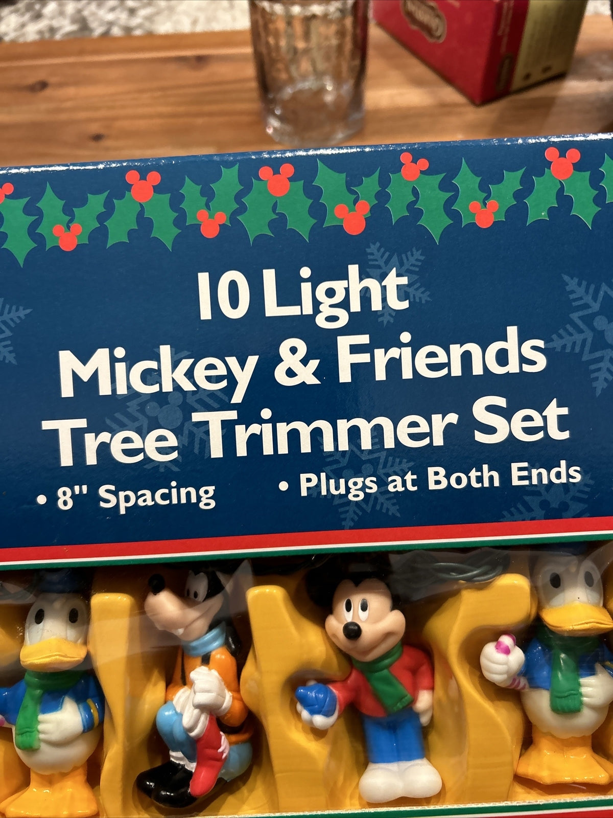 Disney Christmas Tree String Lights Mickey Mouse Goofy Donald  NIB DISNEY - KOEEK