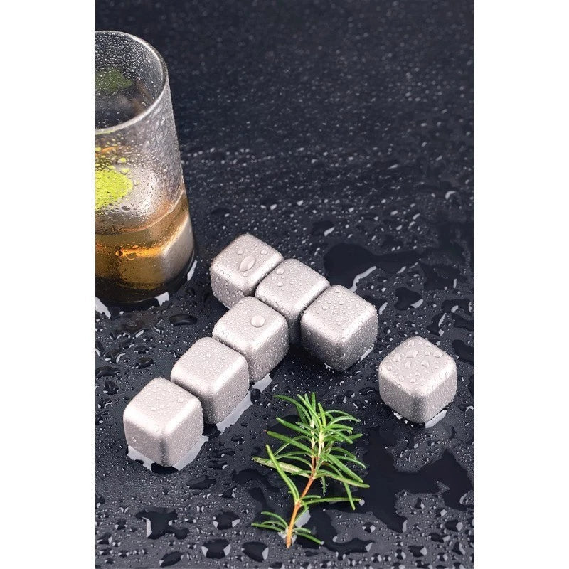 Titanium Ice Cubes Home Beer Drinks Chilled Cooling Party 25g*6 Combo Pack 07FC0E-D4 - KOEEK