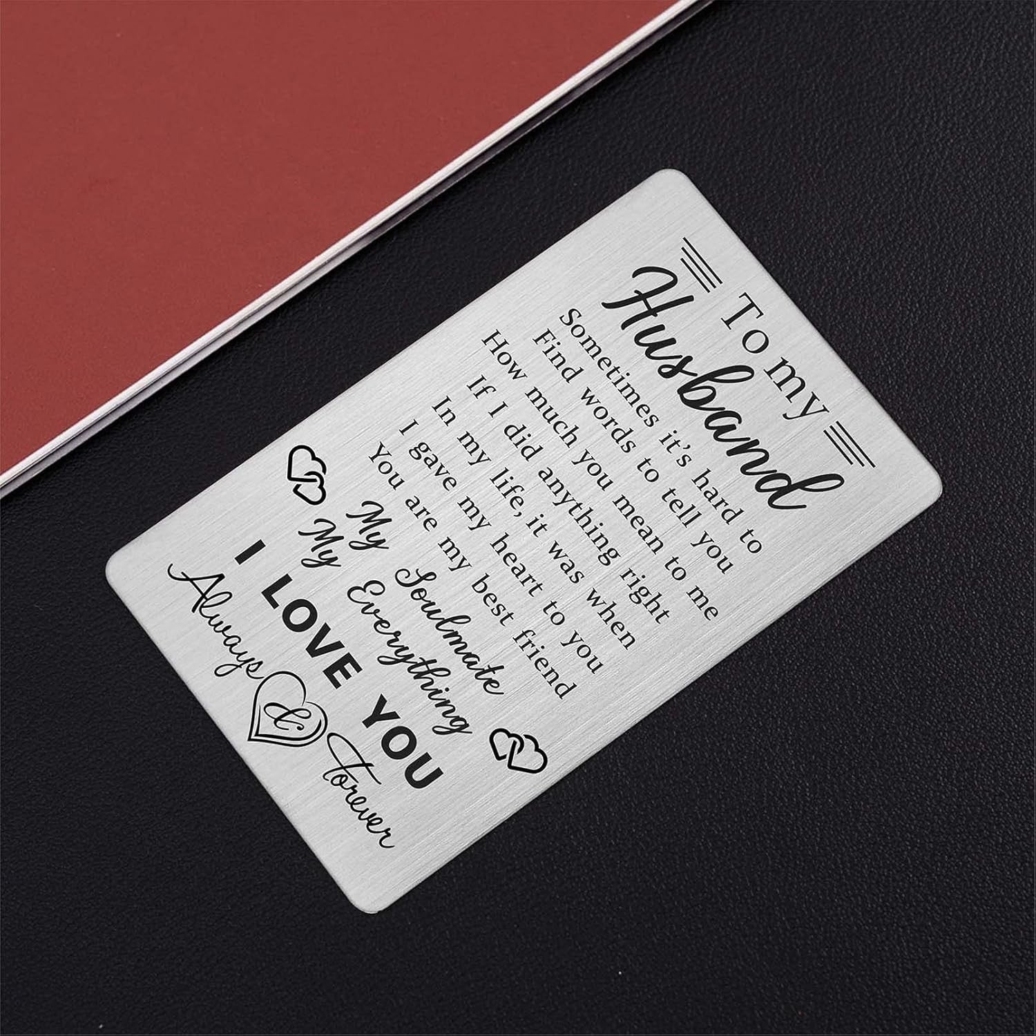 new Husband Wallet Card Father‘s Day Gifts from Wife, I Love You White/Neutral 07FC0E-D4 - KOEEK