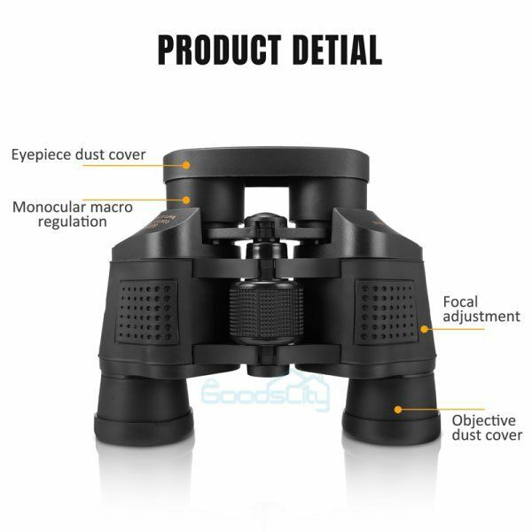 German Military Army 60x60 HD Binoculars - Day & Night Hunting