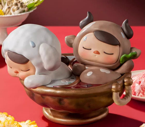 OFFICIAL Authentic PUCKY Elf Food Restaurant Series Box Confirmed Figures Toy 07FC0E-D4 - KOEEK