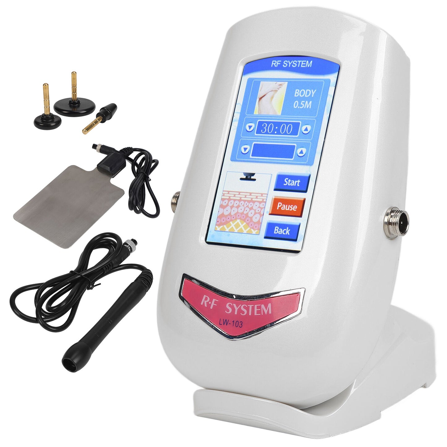 new RF Electric Machine Facel Lifting Firming Massage Instrument (EU Plug ) HGF koeek - KOEEK