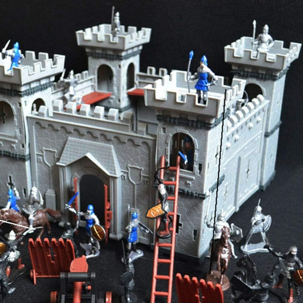 new Medieval Castle Toys, Knights Game Soldiers Model Building Playset, Develop... 07FC0E-D4 - KOEEK