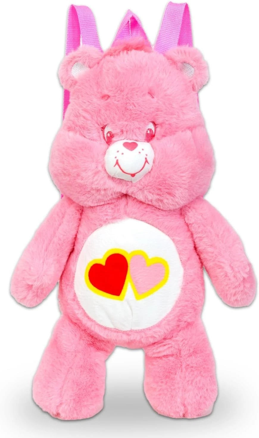 Care Bears Love-A-Lot Bear 17” Plush Backpack Pink Soft Plush Backpack Bag CARE_BEARS - KOEEK
