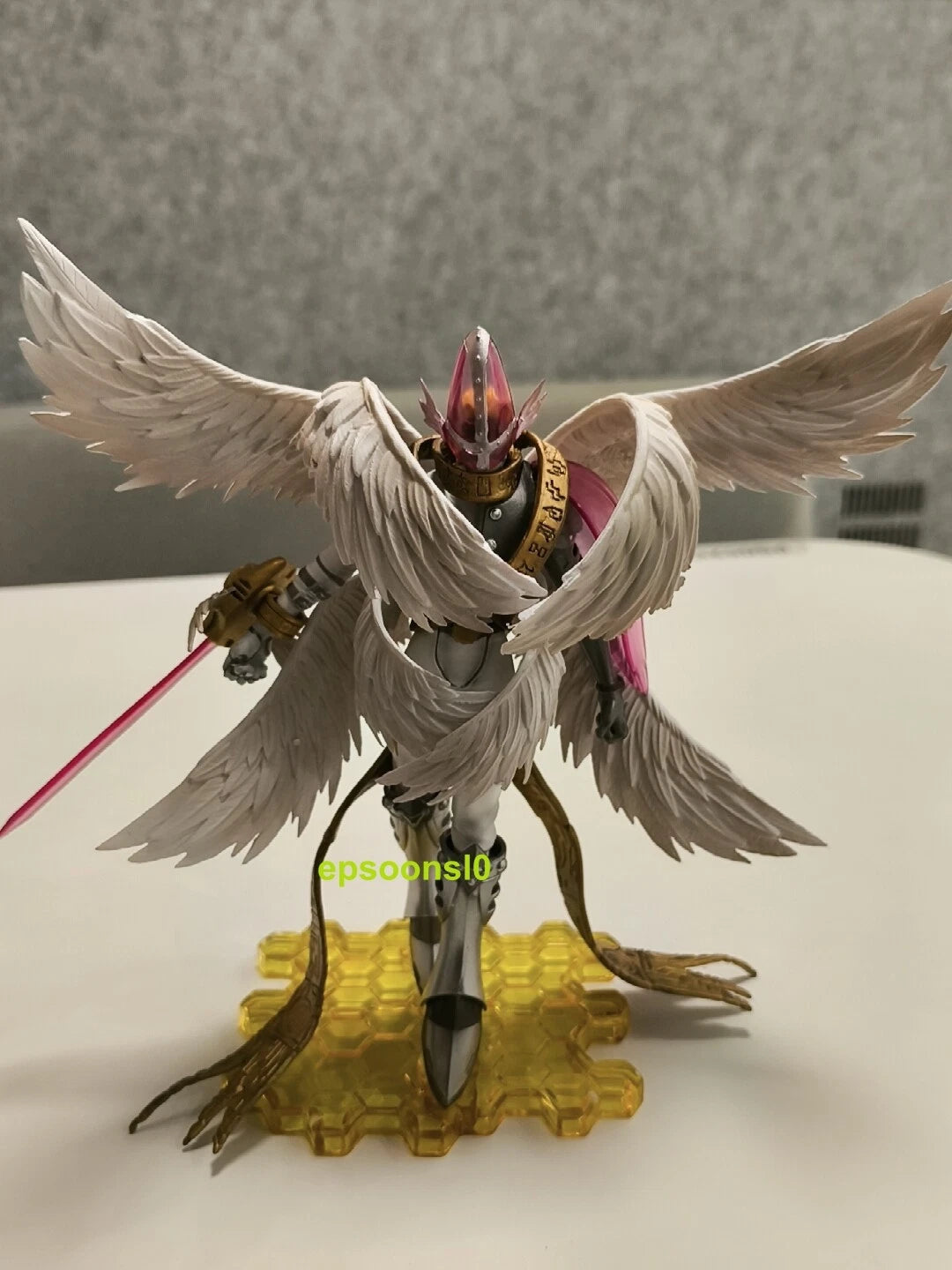 Digimon Adventure Holy Angemon PVC Model Collection 22CM Home Ornament TOY Gift 07FC0E-D4 - KOEEK