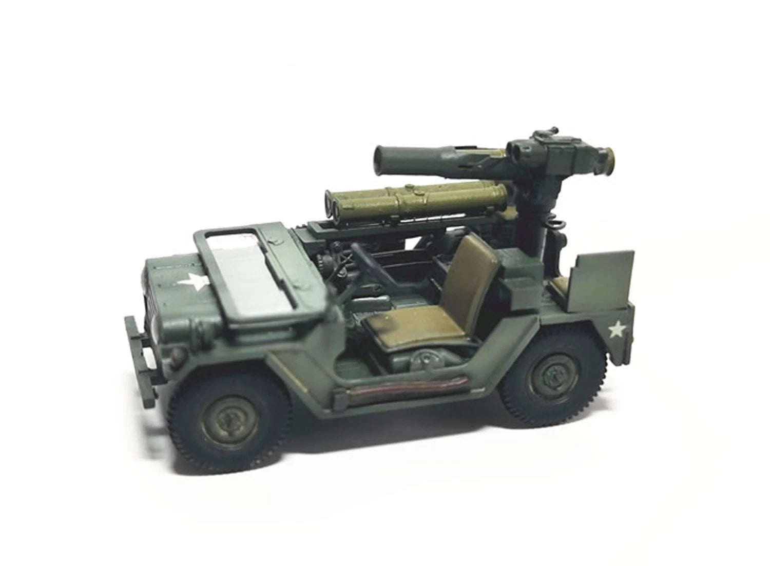 S-Model 1/72 US M151A2 Jeep with TOW Missile Finished Product S-MODEL - KOEEK