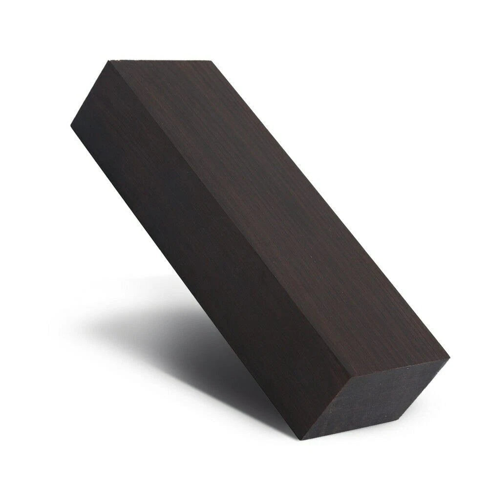 African Blackwood Ebony Wood Material Knife Handle Scales Blanks 120x40x25mm 1Pc 07FC0E-D4 - KOEEK