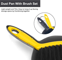 new Dustpan and Broom Set Small,Mini Handheld Dust pan Bgreyyellow Mini Brush Pan 07FC0E-D4 - KOEEK