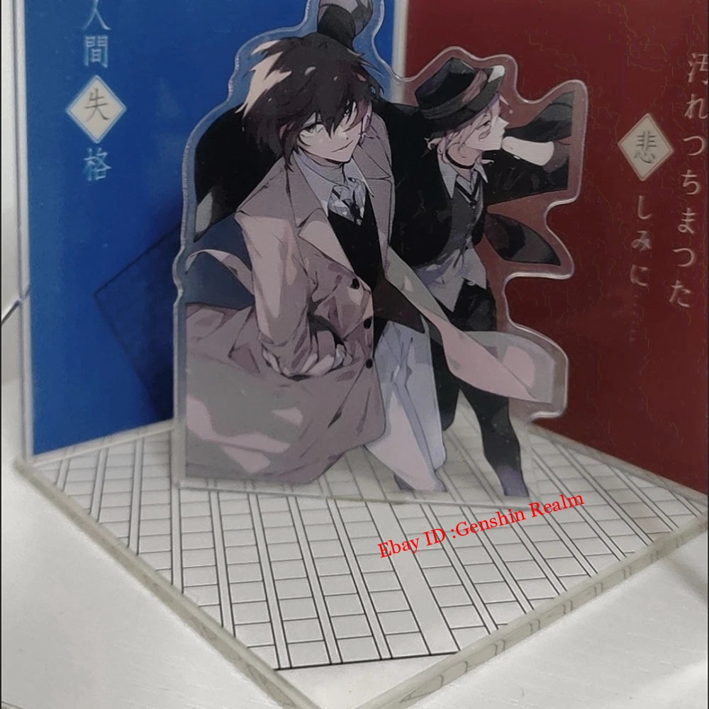 Anime Bungo Stray Dogs Dazai Osamu Scene Acrylic Desktop Stand Figure Collection 07FC0E-D4 - KOEEK