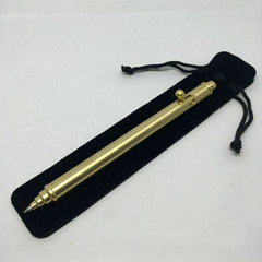 EDC Brass Bolt Gel Pen Ballpoint Rollerball Signature Pens Office Stationery 07FC0E-D4 - KOEEK