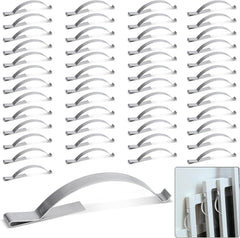 new 50 Pcs Window Screen Tension Spring, Durable Corner Mount Flat Silver 07FC0E-D4 - KOEEK
