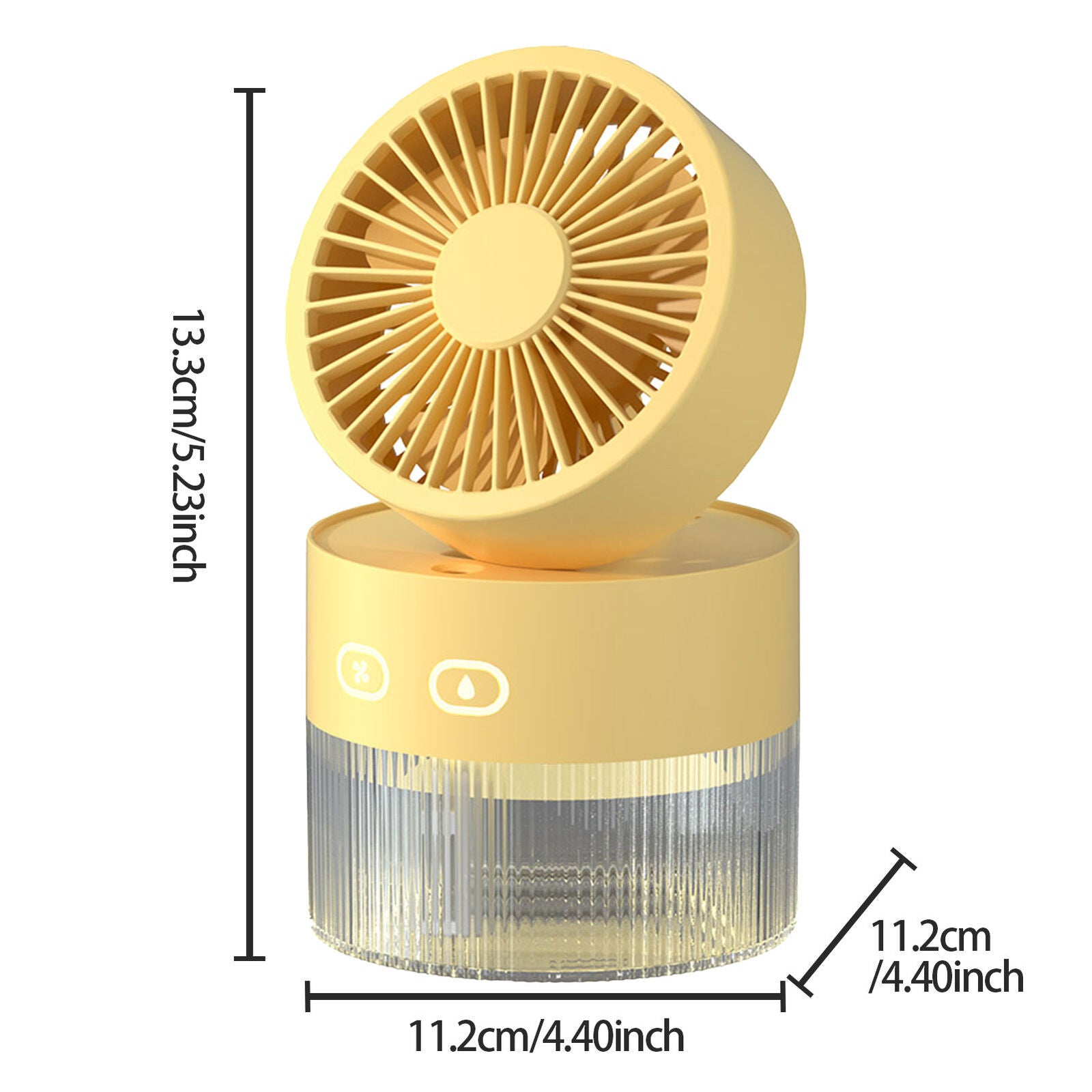 new Tabletop Misting Fan Tabletop Mist Fan with Adjustable Speed Cooling Appliance koeek - KOEEK