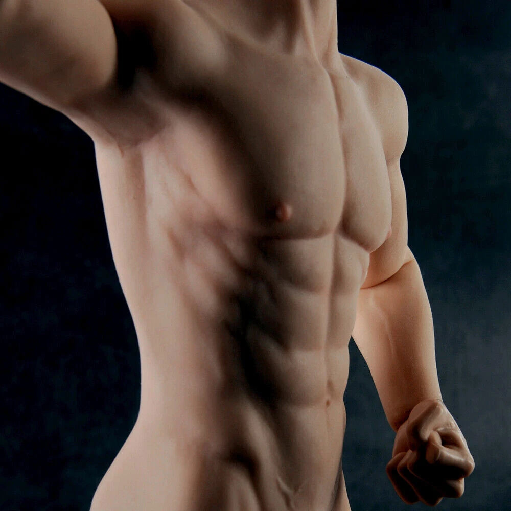 1:6 JIAOU DOLL Seamless Male Body Suntan Flexible Action Figure Changable Feet 07FC0E-D4 - KOEEK