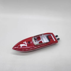 Loose Minor Defects Plastic Speedboat Yacht Rescue Boat Model Diorama Display 07FC0E-D4 - KOEEK