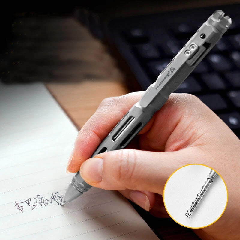 EDC Titanium Practical Ballpoint Pen Signature Working Pocket Mechanist Pen 07FC0E-D4 - KOEEK