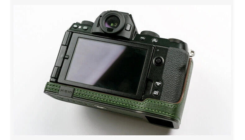 Half Case For Fujifilm XS10 X-S10  Handmade Leather Camera Cover Kontice KONTICE - KOEEK