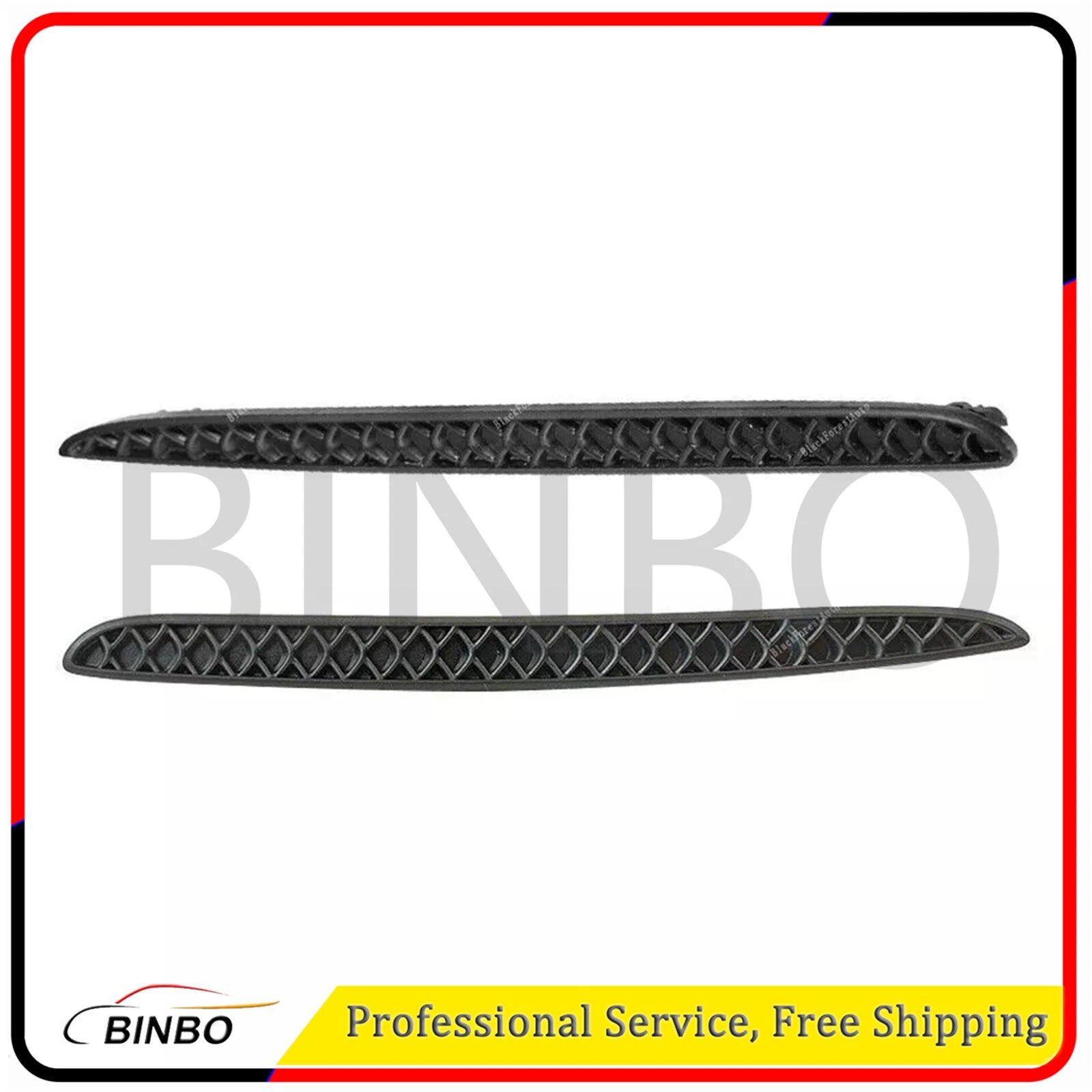 L & R Rear Bumper Side Vent Grille Fit for Benz W205 C-Class C63 AMG 13-17 07FC0E-D4 - KOEEK
