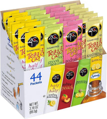 new 4C Powder Drink Mix Packets, Iced Tea Variety 1 Pack, 44 Count, Singles Stix... 4C - KOEEK