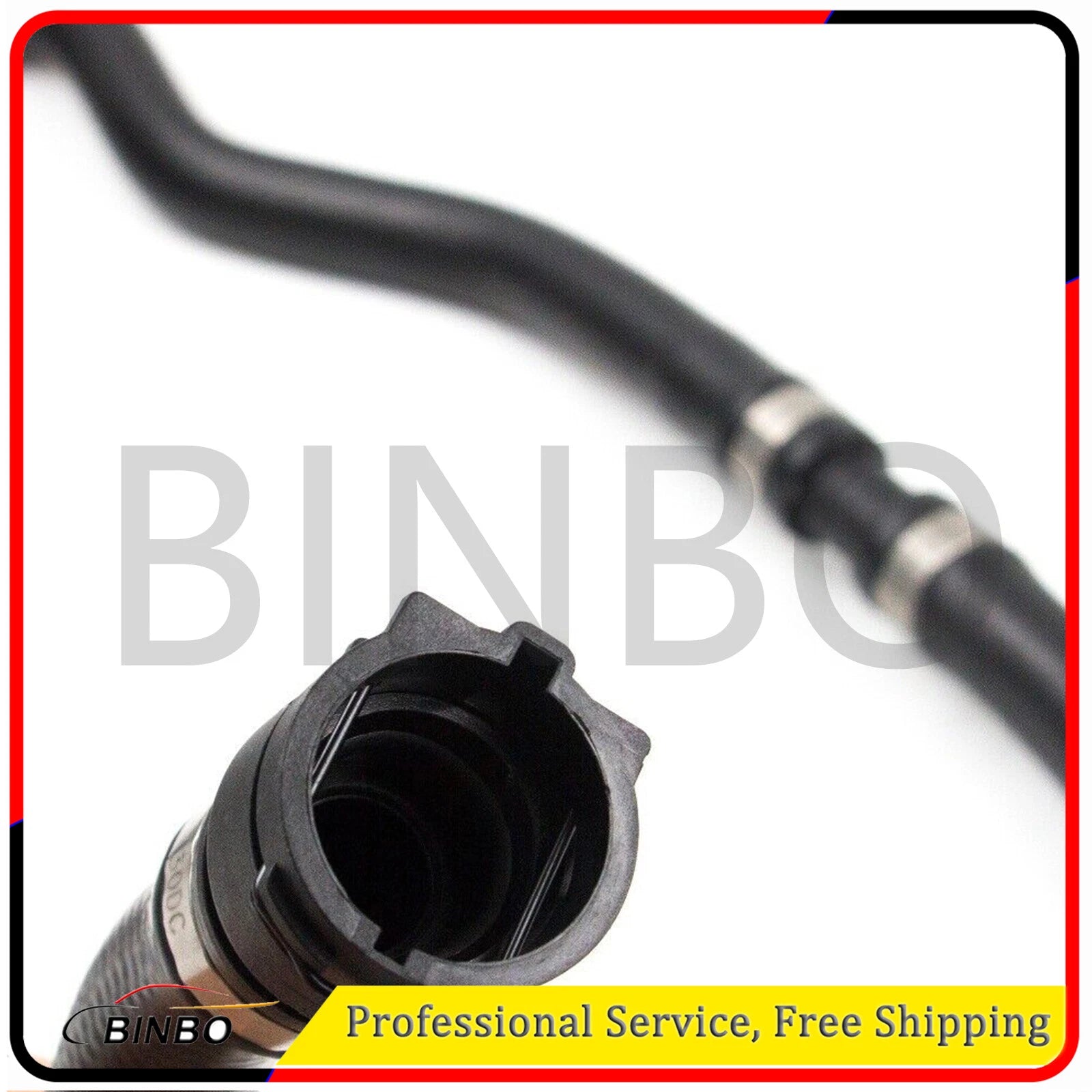 Expansion Tank Lower Coolant Hose For 04-05 BMW 525i 530i 17127519258 2.5L L6 07FC0E-D4 - KOEEK