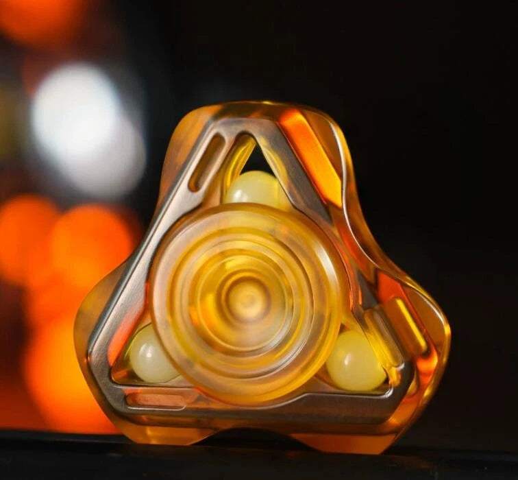 Fidget Hand Spinner Toy Silent Bearing Titanium Alloy Finger Gyro Relieve Stress 07FC0E-D4 - KOEEK