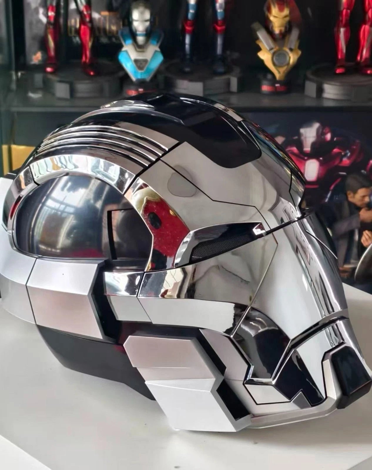 Iron Man Helmet MK17 1/1 Wearable Helmet English Voice-controlled Mask Transform 07FC0E-D4 - KOEEK