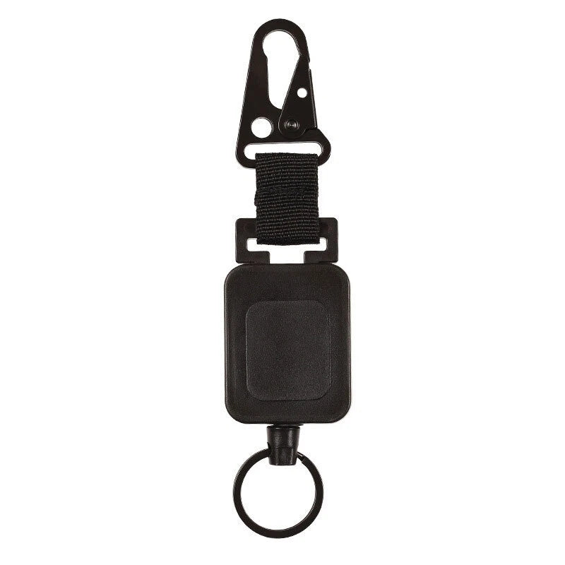 2PCS EDC Outdoor Telescopic Keychain Ring Buckle Anti-theft Backpack Carabiners 07FC0E-D4 - KOEEK
