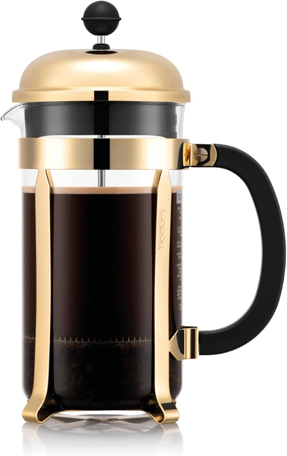 51 oz French Press Coffee Pot, High Temperature Borosilicate Glass 07FC0E-D4 - KOEEK