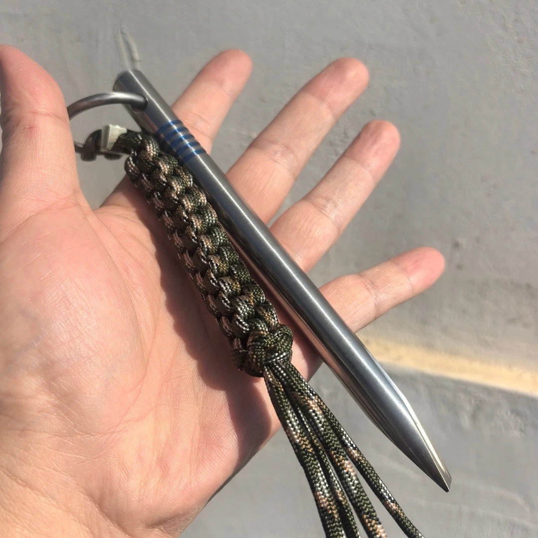 EDC Tool Multi Survival TC4 Titanium alloy Pry bar. Solid, Diameter1.3cm 07FC0E-D4 - KOEEK